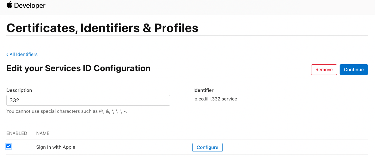 Certificates, Identifiers & Profiles